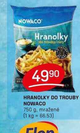 HRANOLKY DO TROUBY NOWACO 750 g, mražené 