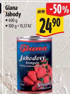 Giana Jahody, 400 g 