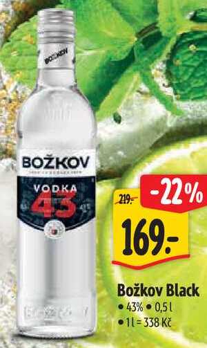 Božkov Black, 0,5 l