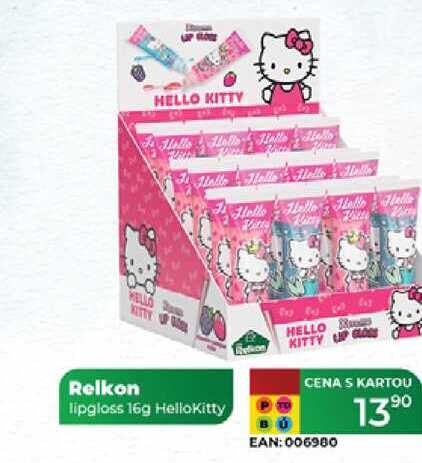 Relkon lipgloss 16g HelloKitty 