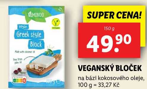 VEGANSKÝ BLOČEK, 150 g