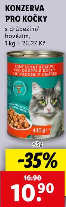 KONZERVA PRO KOČKY, 415 g