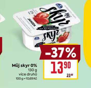 Můj skyr 0% 130 g 