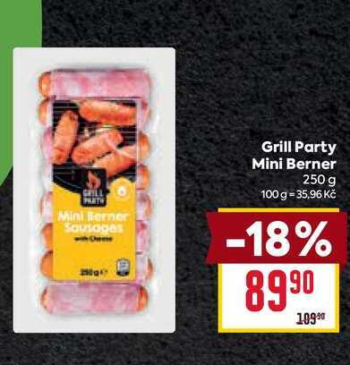 Grill Party Mini Berner 250 g 