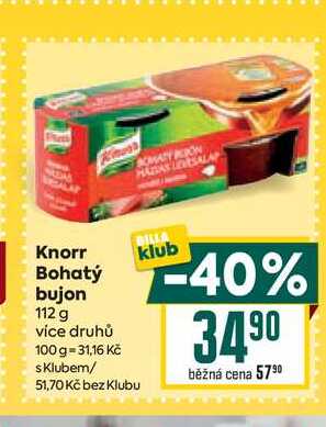 Knorr Bohatý bujon 112 g