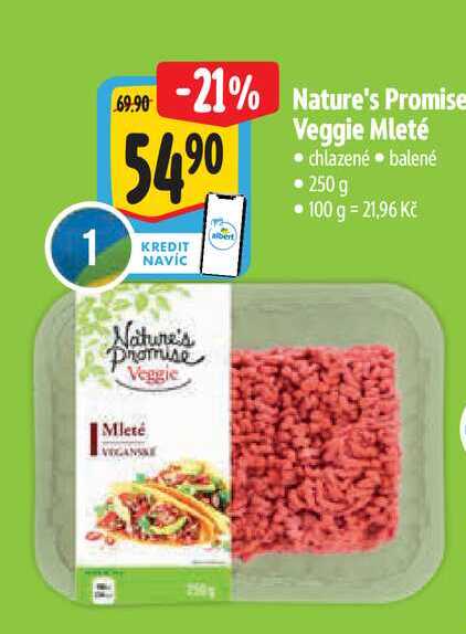 Nature's Promise Veggie Mleté 250 g