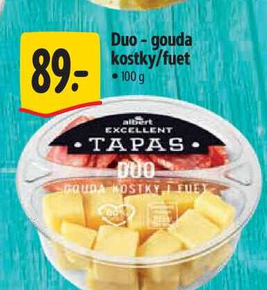 Duo-gouda kostky/fuet 100 g 