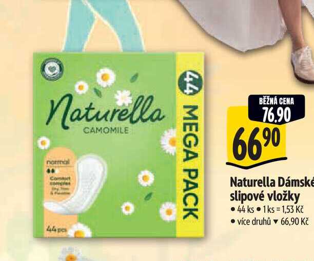  Naturella Dámské slipové vložky  44 ks 