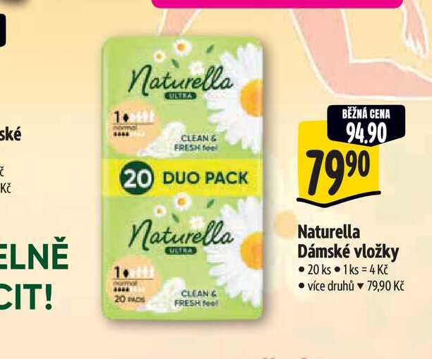  Naturella Dámské vložky 20 ks  