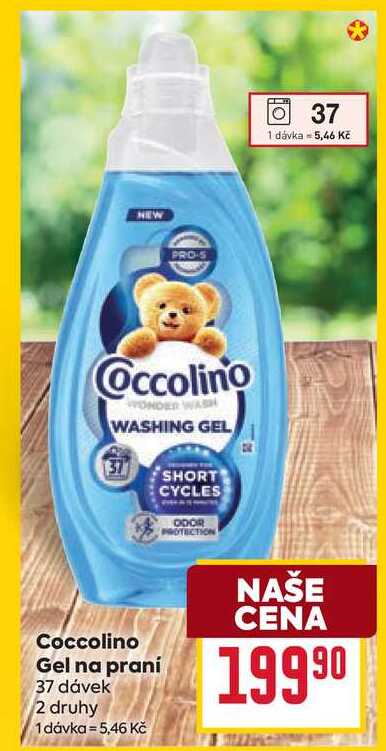 Coccolino Gel na praní 37 dávek