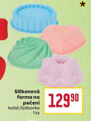 Silikonová forma na pečení koláč/bábovka 1 ks 