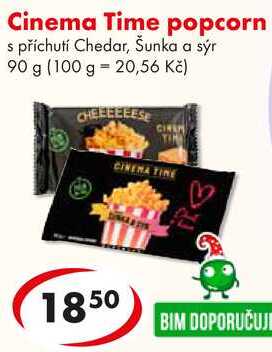 Cinema Time popcorn, 90 g