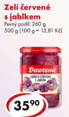 Zelí červené s jablkem, 500 g