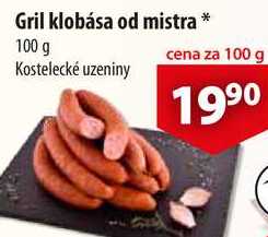 Gril klobása od mistra, 100 g 