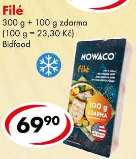 Filé, 300 g + 100 g zdarma 