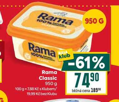 Rama Classic 950 g