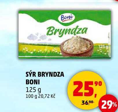 Boni sýr Bryndza, 125 g 