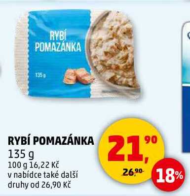 RYBÍ POMAZÁNKA, 135 g 