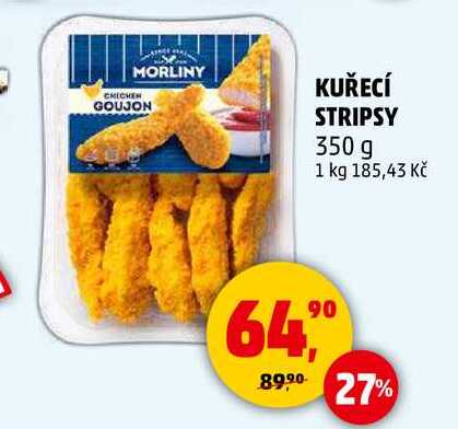 KUŘECÍ STRIPSY, 350 g 