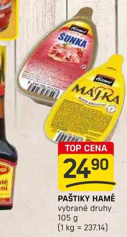 PAŠTIKY HAMÉ vybrané druhy 105 g 