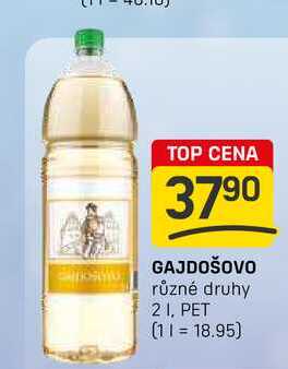 GAJDOŠOVO různé druhy 21, PET