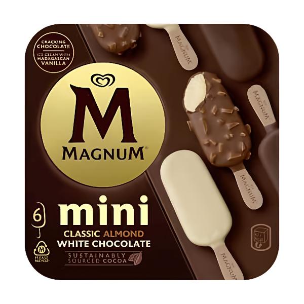 Magnum Mini Classic, Almond, White 6x55ml