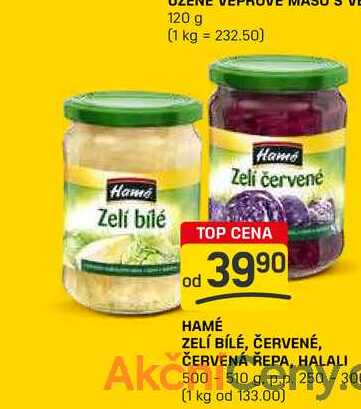 HAMÉ ZELÍ BÍLÉ 500-510g