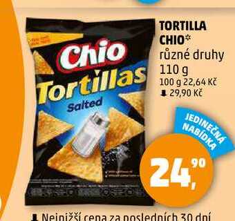 TORTILLA CHIO různé druhy, 110 g 