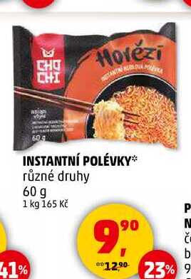 INSTANTNÍ POLÉVKY různé druhy, 60 g 