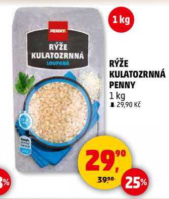 RÝŽE KULATOZRNNÁ PENNY, 1 kg 