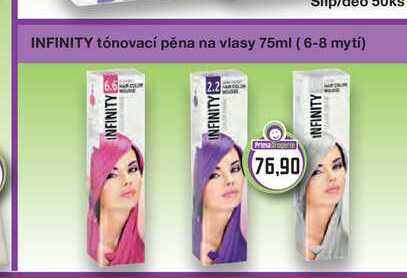 INFINITY tónovací pěna na vlasy 75ml 