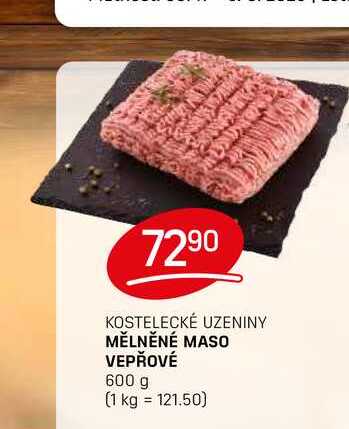 MĚLNĚNÉ MASO VEPŘOVÉ 600 g