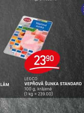 VEPŘOVÁ ŠUNKA STANDARD 100 g
