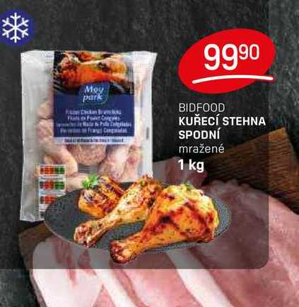 KUŘECÍ STEHNA SPODNÍ mražené 1 kg 