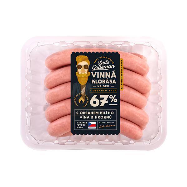 Láďa Grileman Vinná klobása na gril