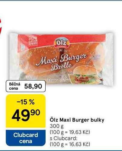 Ölz Maxi Burger bulky, 300 g