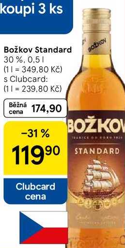 Božkov Standard 30%, 0,5 l