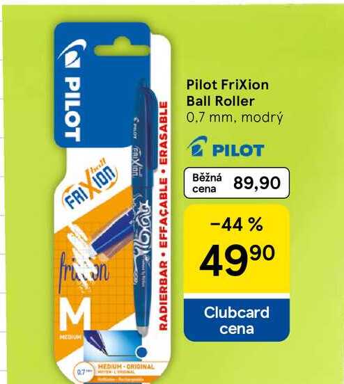 Pilot Frixion Ball Roller, 0,7 mm, modrý 