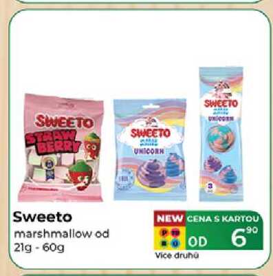 Sweeto marshmallow od 21g - 60g