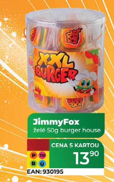 JimmyFox želé 50g burger house
