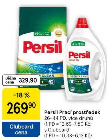 Persil Prací prostředek, 26-44 PD, více druhů 