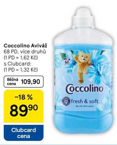 Coccolino Aviváž, 68 PD, více druhů  