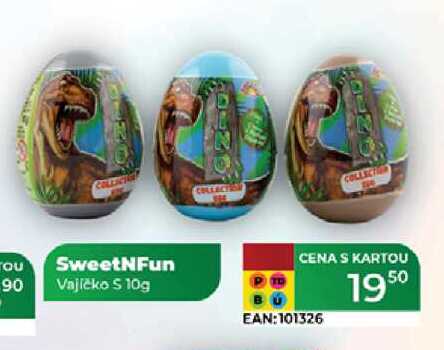 SweetNFun Vajíčko s 10g 