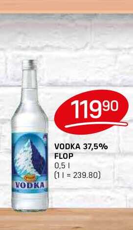 VODKA 37,5% FLOP 0,5l