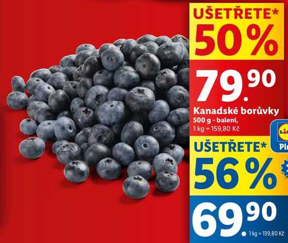 Kanadské borůvky, 500 g