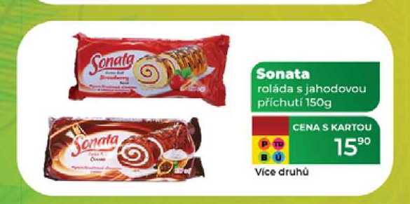 Sonata roláda s jahodovou příchutí 150g