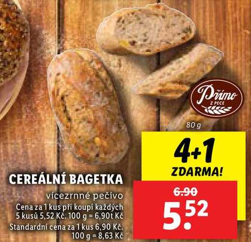 CEREÁLNÍ BAGETKA, 80 g