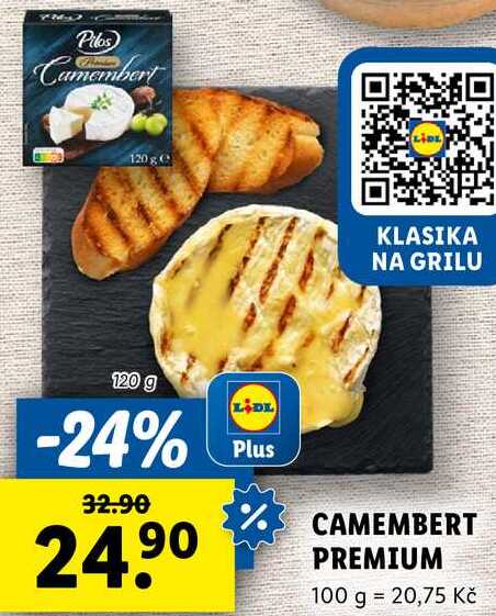 CAMEMBERT PREMIUM, 120 g