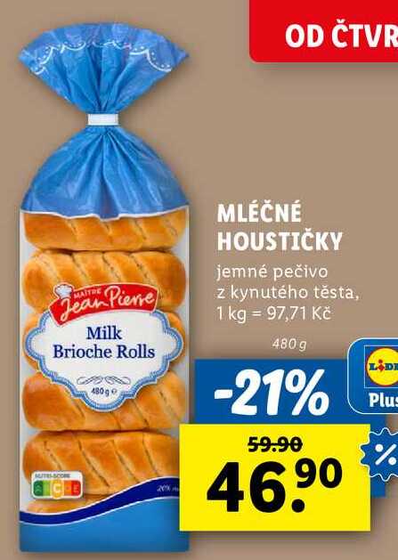 MLÉČNÉ HOUSTIČKY, 480 g