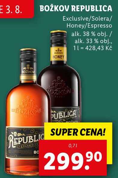 BOŽKOV REPUBLICA, 0,7 l